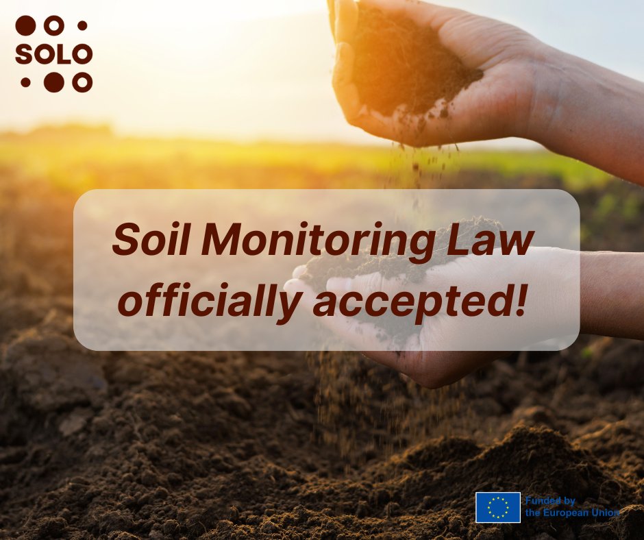 🎉 🌱 A historic day for soil health in Europe: the #SoilMonitoringLaw has officially been approved in the Plenary of the <a href="/EUparliament/">European Parliament</a>, making it the first EU-wide legislative framework on soils!

🔗 More on the Soil Monitoring Law: soils4europe.eu/news/statement…