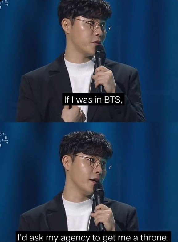 when lee hyun once said:

“if i was in BTS, i’d ask my agency to get me a throne”

say that louder 🗣️