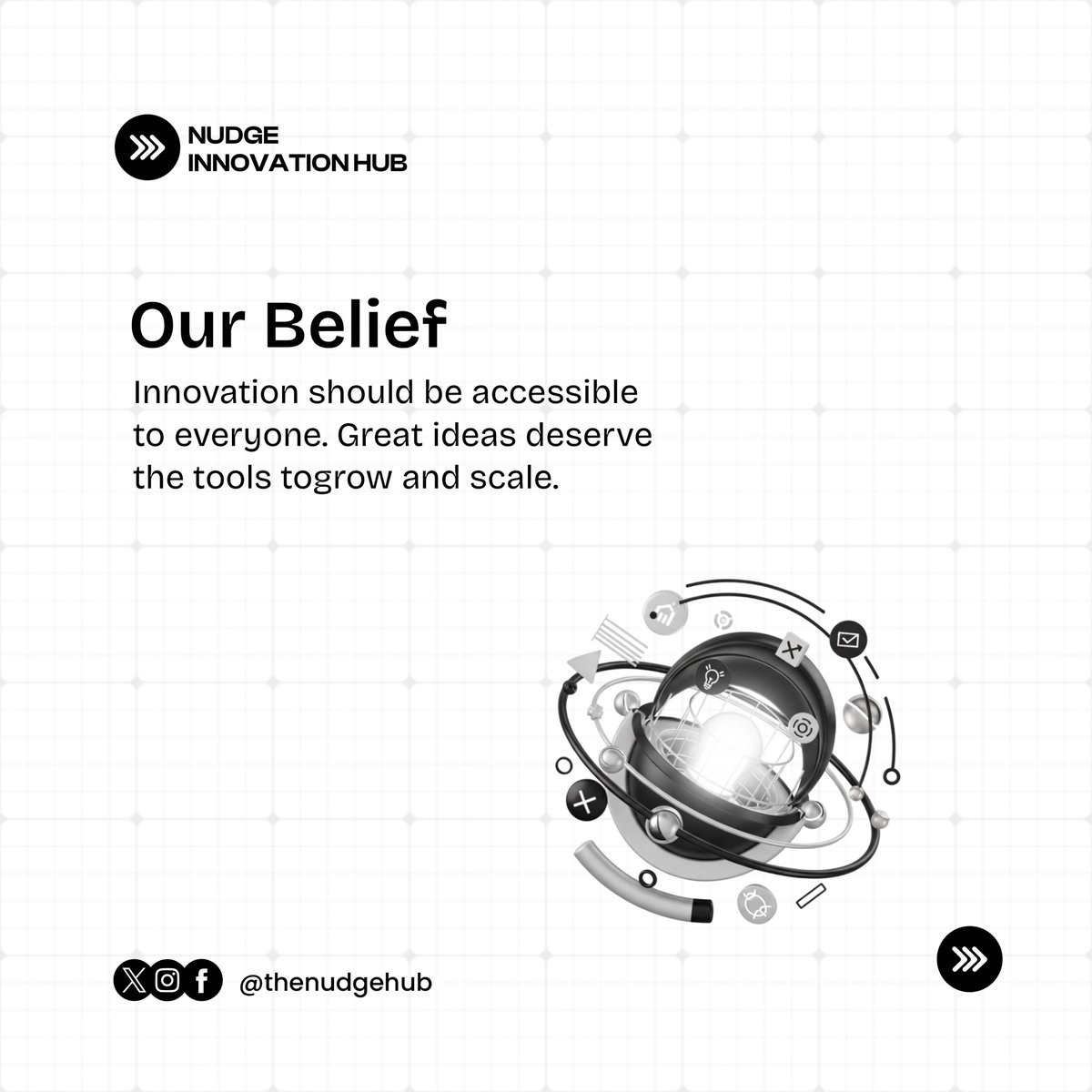 thenudgehub's tweet image. Let’s set the record straight one myth at a time. 
Because innovation isn’t just about tech; it’s about people, creativity, and courage to think differently. 

#InnovationForAll #TheNudgeHub #LearnGrowBuild #InnovationMindset