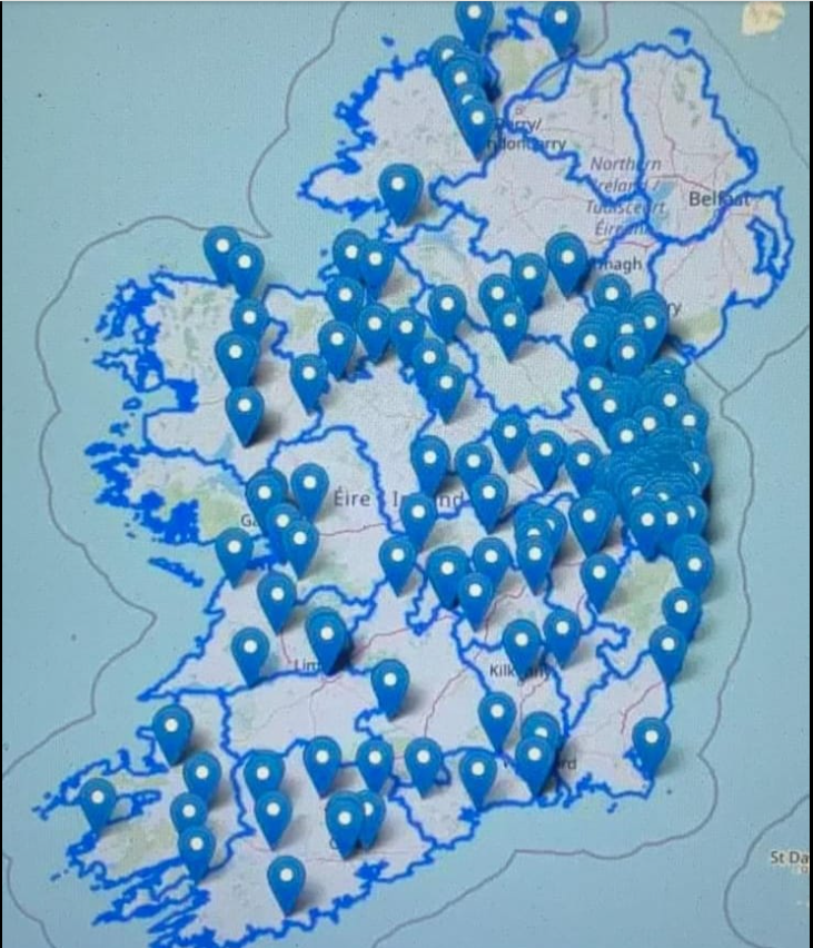 WatchdogTh96012's tweet image. The number of #IPAS accommodation centres continues to increase & spread to every corner of #Ireland . There are now 316 centres housing 32, 609 applicants
50 x IPAS Accommodation (6,396)
260 Emergency Accommodation (25,005)
1 x Reception Centre (350)
Citywest (460)
Tents (398)