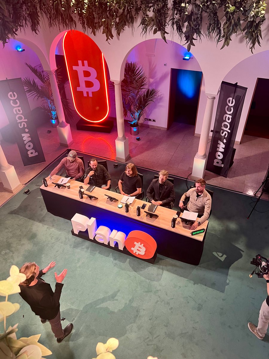 The signal in Switzerland, Lugano is loud and clear. 🇨🇭

Just came out of the Cypher Tank presented by <a href="/WalkerAmerica/">Walker⚡️</a> at <a href="/pow_space/">Proof of Work - Space</a>, pure focus, no noise. Builders only.

When the panel features OGs like <a href="/adam3us/">Adam Back</a> <a href="/olegmikh1/">Oleg Mikhalsky</a>  <a href="/paoloardoino/">Paolo Ardoino 🤖</a> <a href="/PrestonPysh/">Preston Pysh</a> <a href="/bradmillscan/">Brad Mills 🔑⚡️</a> <a href="/allenf32/">allen farrington</a>