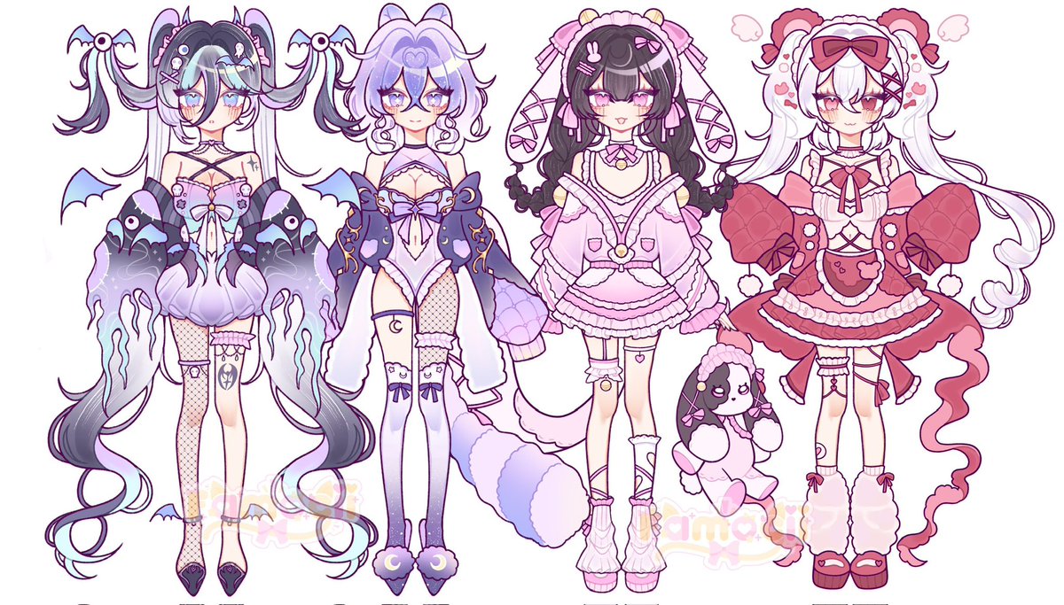 famocii1's tweet image. 🎀🪽 DESIGN RAFFLE 🪽🎀
Tysmm  for all the support so far !i m glad ppl liking my chatacter design 🥹💞 i hope i can continue on creating a lot of design in the future !!💞😭🫶🏻
-winner will get free custom character 🪽✨
END - 10 Dec ‼️
To join please read below !! ⬇️