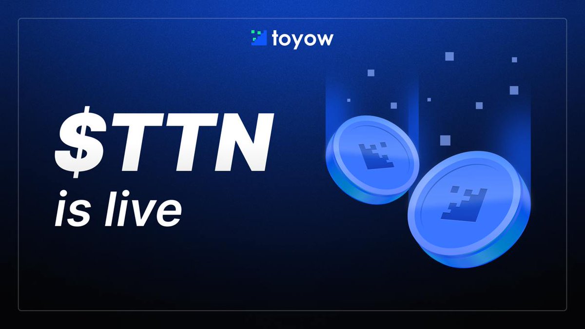 $TTN ライブ発表（Toyow ロゴとトークンアイコン）