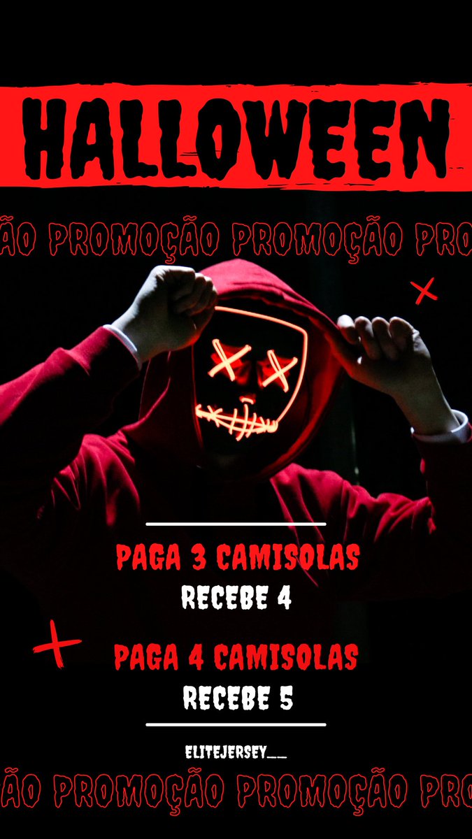 PROMOÇÃO DE HALLOWEEN! 🎃👻 

(disponível até dia 02/11)