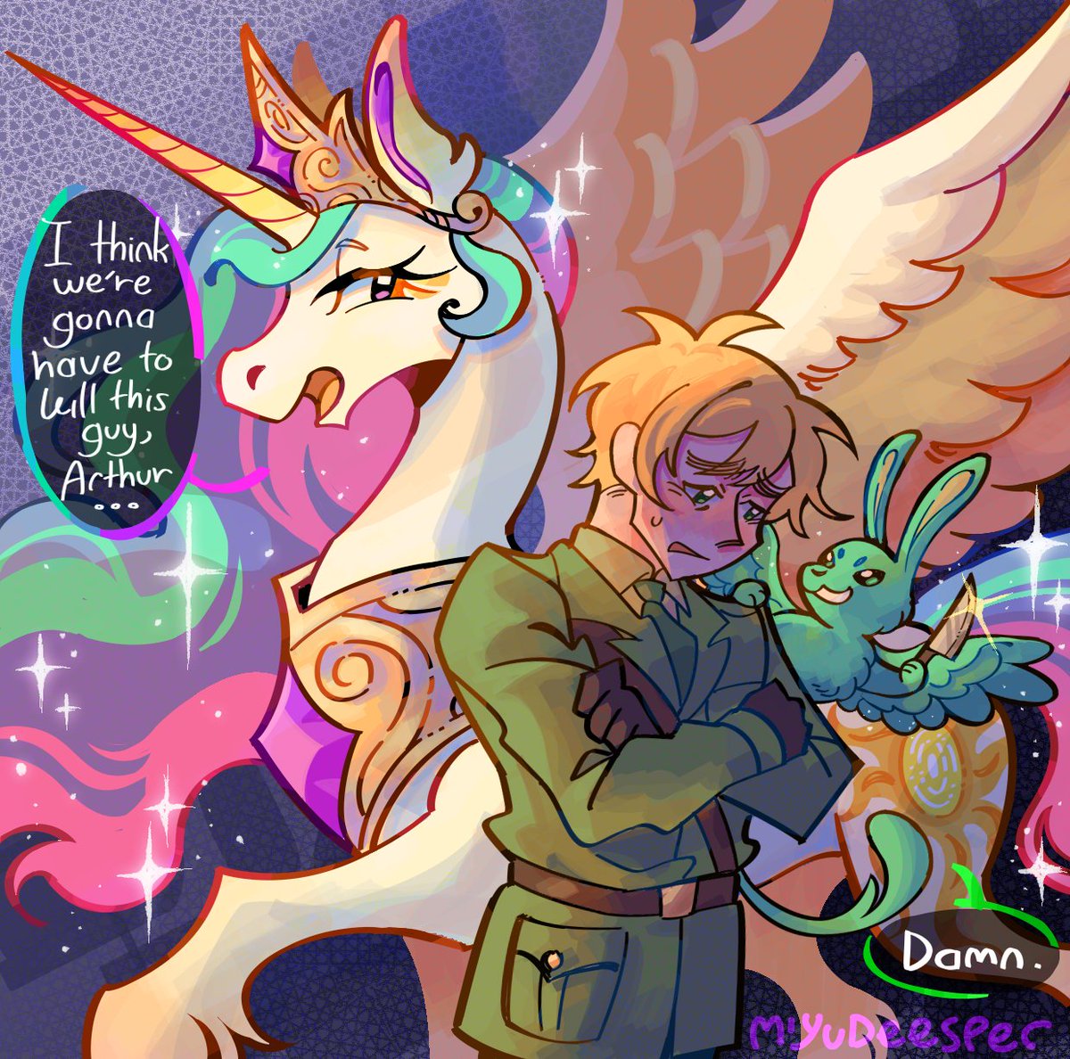 so i have artblock and rewatching MLP lately 👍