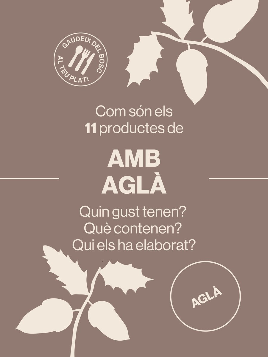 eixarcolant's tweet image. 🌰 Us presentem els 11 productes gastronòmics de #PlantesOblidades elaborats amb aglà!

@FBiodiversidad #ProyectosPRTR #PlanDeRecuperación #NextGenerationEU