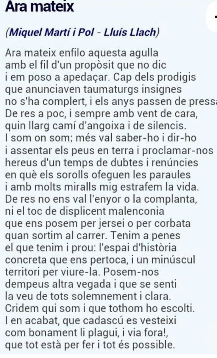 Cap partit sol NO podrà aconseguir 68 escons per fer efectiva la #INDEPENDÈNCIA.
Sense unitat no hi ha força
Amb egos no hi ha #estatcatala.
<a href="/alhora_cat/">Alhora</a>
<a href="/dempeusXindepe/">Dempeus per la independència</a>
<a href="/CatalunyaAC/">Aliança Catalana</a>
<a href="/FNCatalunya/">Front Nacional de Catalunya</a>
Que us interessa més la #INDEPENDÈNCIA o el poder, els fets en parlaran.
