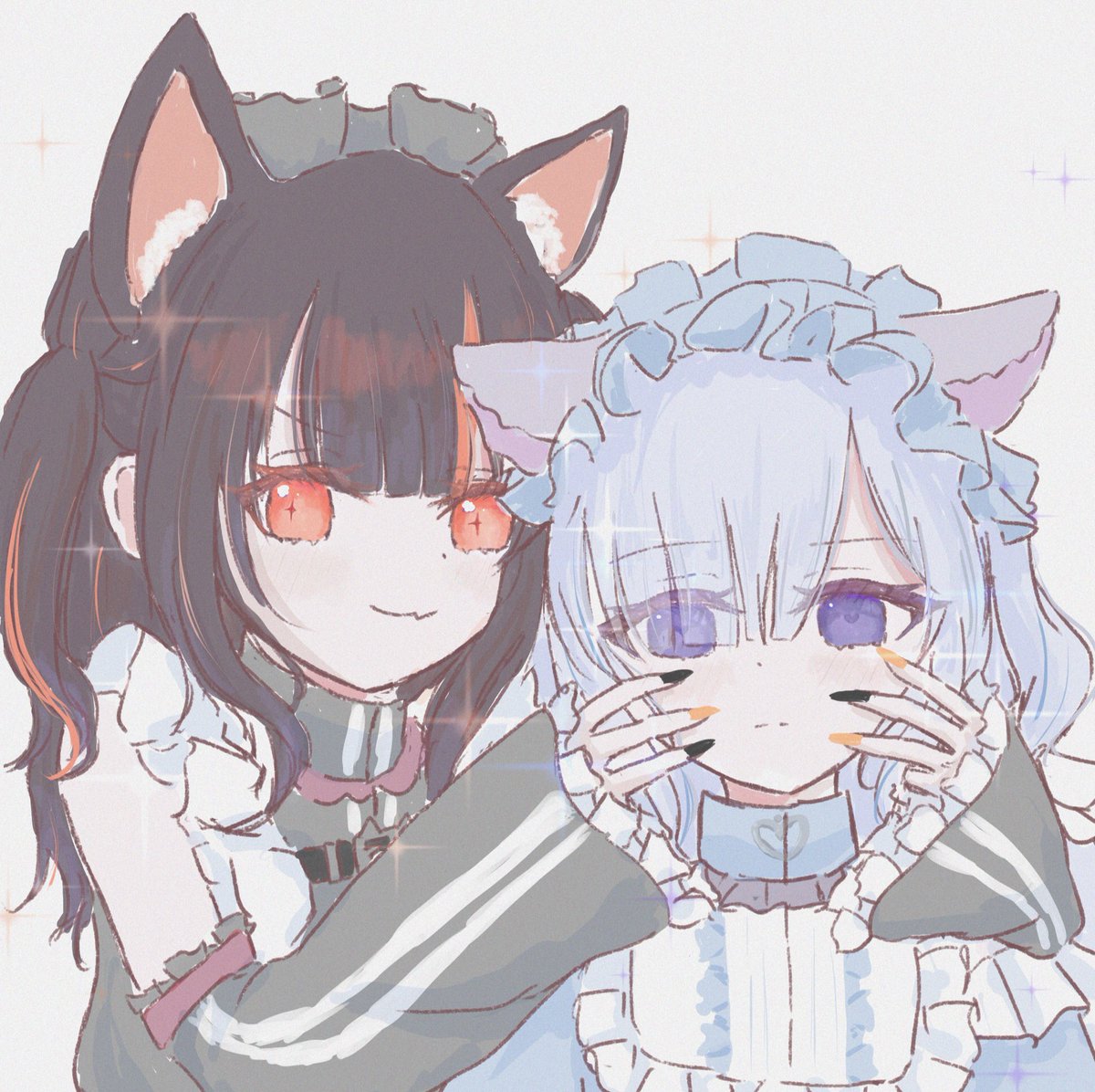 𝗡𝗼.𝟱𝟭 ジャージメイド♡ココたんアンアンちゃん

 #まのさば  #まのさば二次創作