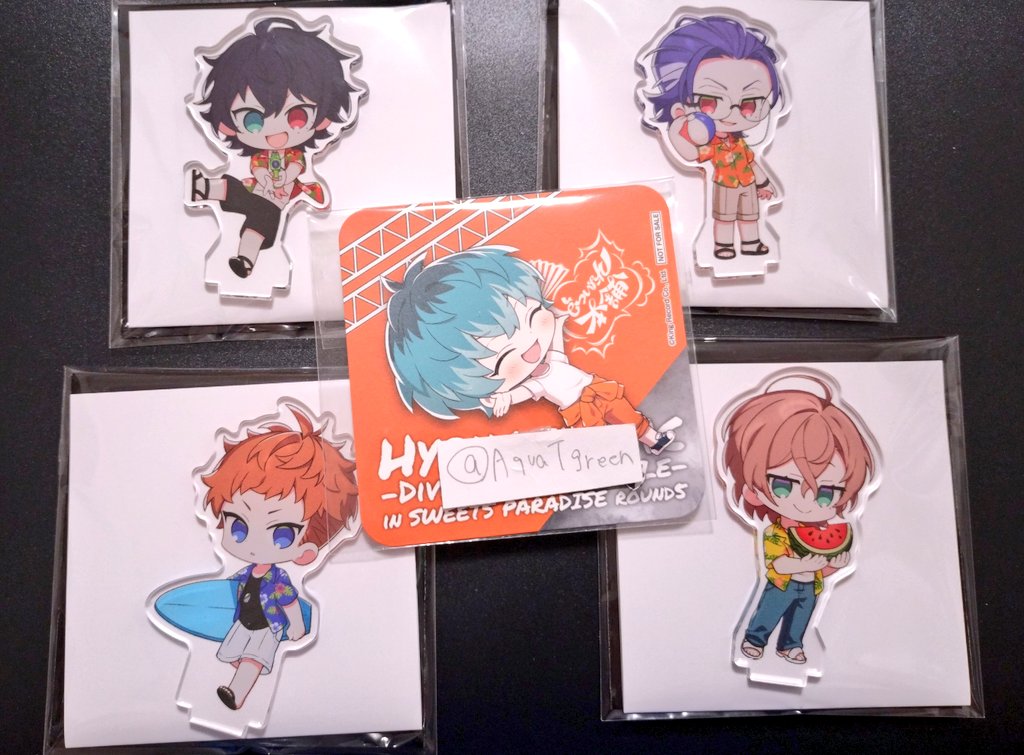 【交換】ヒプノシスマイク ヒプマイ スイパラ アクスタ 海の家
【譲】一郎 理鶯 幻太郎 盧笙
【求】簓1→決まり次第乱数(友人分)または零1
一郎は簓と交換のみ。他キャラ⇔簓でも可能
簓が決まるまではお断りさせて頂く場合もあります
郵送のお取引となります
検索からでもお気軽にお声がけ下さい