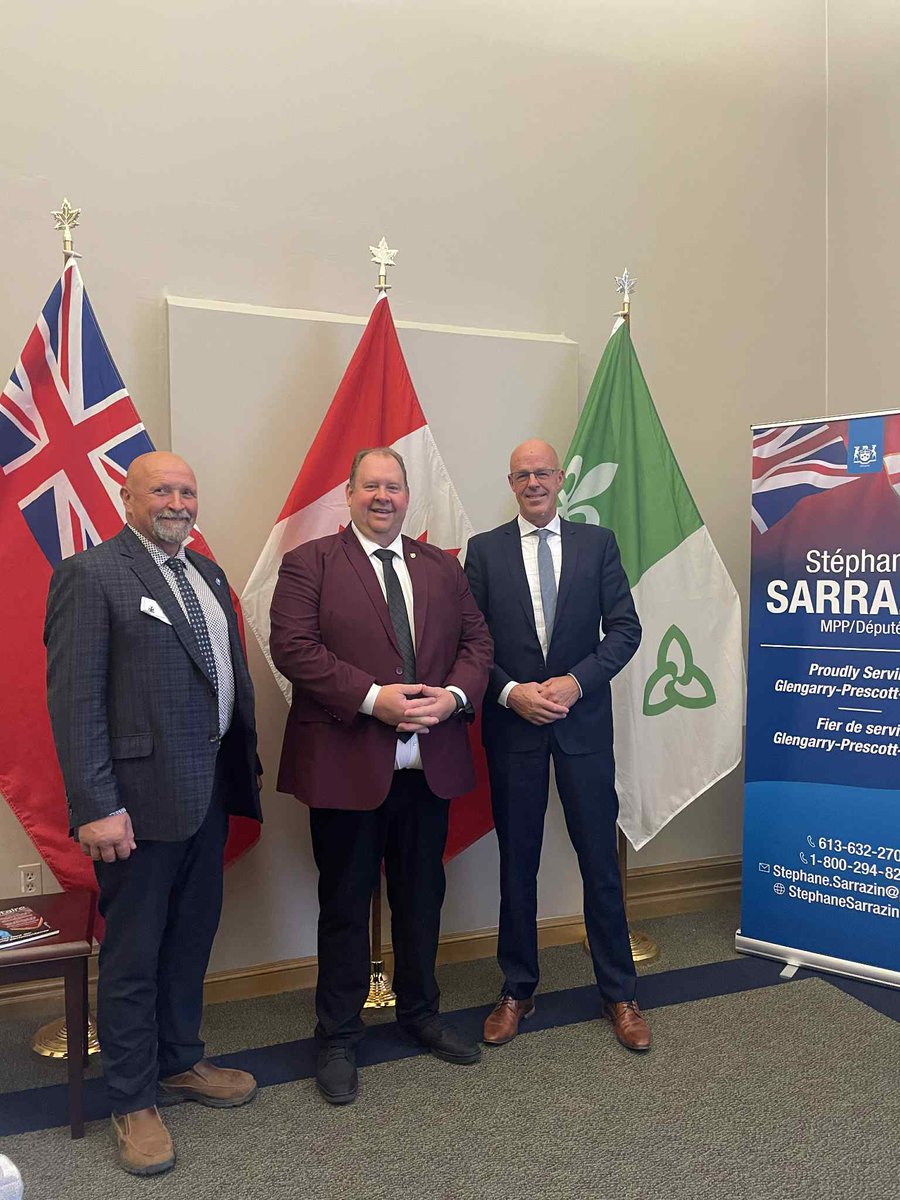I had the pleasure of meeting with the Dairy Farmers of Ontario (DFO) 🐄🥛

J’ai eu le plaisir de rencontrer les Producteurs laitiers de l’Ontario (DFO🐄🥛