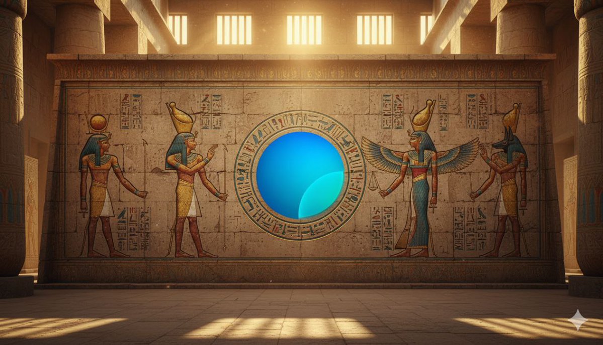 I traveled back to the ancient Roman era, and among the grand pillars and walls carved with tales of the gods 
I painted the <a href="/askjuneai/">June</a> logo, a symbol of intelligence that transcends time 

#juneaiart #AIArt #TimelessIntelligence #AncientMeetsFuture #DigitalRenaissance