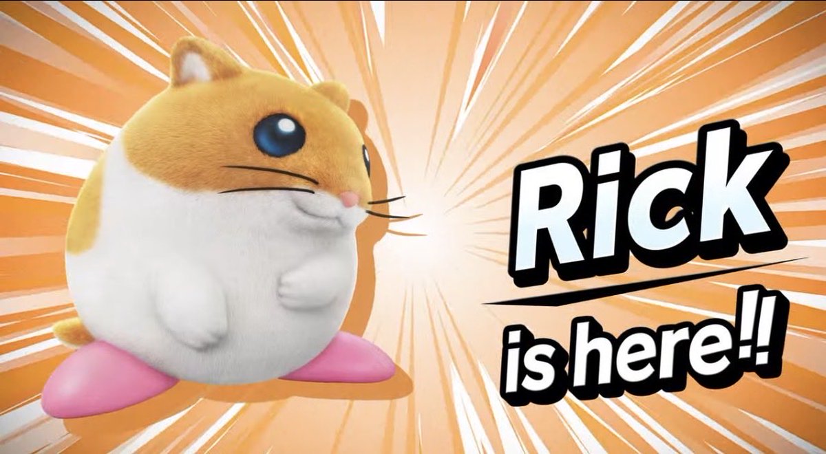 Steve Vegvari (@svegvari) on Twitter photo I’d do anything for Rick
#KirbyAirRiders I’d do anything for Rick
#KirbyAirRiders