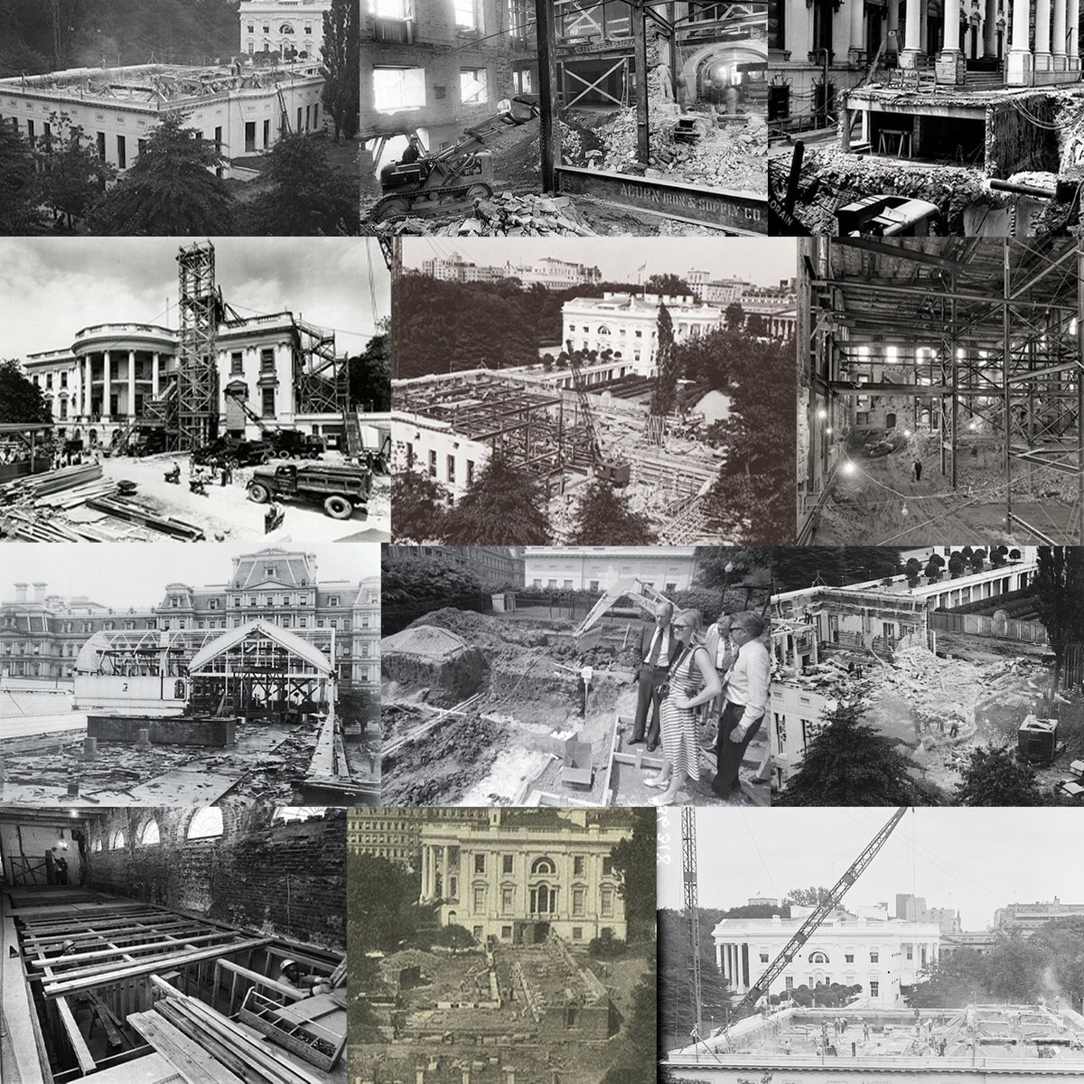 The WH has had many remodels.