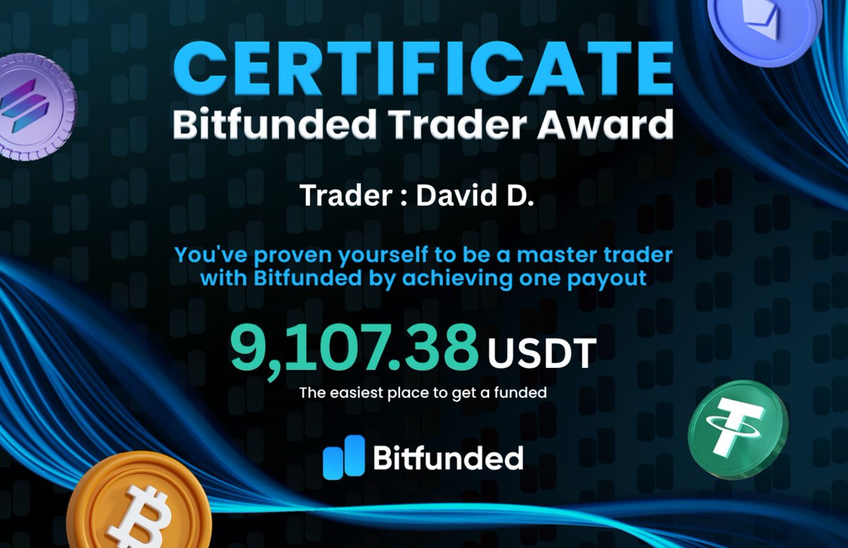This is freakin insane, huge shoutout to <a href="/bitfunded/">Bitfunded</a> 

I’m giving away 10x $5K funded accounts to celebrate 🤝🏼 

Like this post to qualify, I’ll pick winners tomorrow.