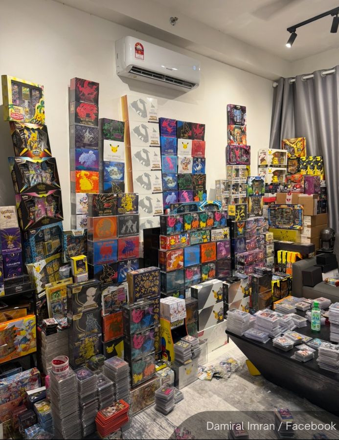 NewsBFM's tweet image. A Malaysian collector is selling part of his rare Pokémon card collection for RM1.87 million, or in exchange for a Porsche 911 Carrera 4S plus cash.

Damiral Imran said the highest offer he received so far is RM1.68 mil for the trove, which he describes as &quot;history, rarity and…