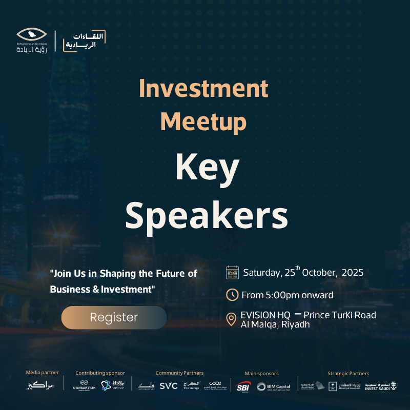 evision_sa's tweet photo. Key speakers at the 5th edition of the Entrepreneurial Meetings titled “Investing in Entrepreneurship”
#Evision #InvestSaudi #Entrepreneurship #Business #Innovation #Riyadh