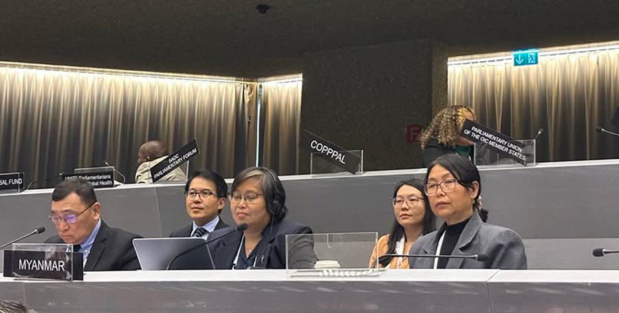 HtetHtet394838's tweet image. အောက်တိုဘာ ၂၃ ရက်  ၁၅၁ ကြိမ်မြောက် နိုင်ငံတကာ ပါလီမန်များအဖွဲ့ (IPU) ညီလာခံရဲ့ အမှုဆောင် ကောင်စီအစည်းအဝေးက ပြည်ထောင်စုလွှတ်တော်ကိုယ်စားပြုကော်မတီ (CRPH) ကို အဓိက  ဆွေးနွေးဘက် မိတ်ဖက်အဖြစ် ဆက်ပြီး အသိအမှတ်ပြုကြောင်း ဆုံးဖြတ်လိုက်တယ်လို့ CRPH က ထုတ်ပြန်ပါတယ်။ 
#DVB #CRPH #IPU