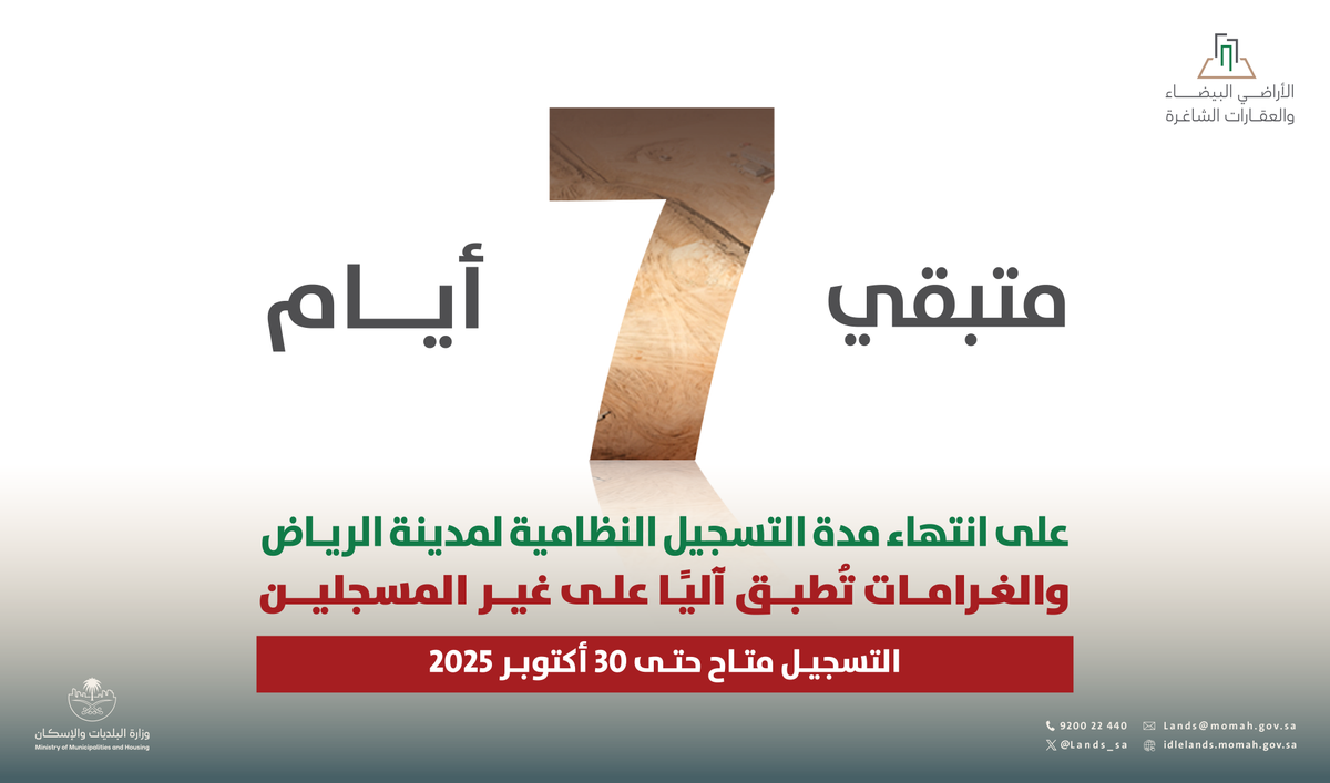 الأراضي البيضاء والعقارات الشاغرة tweet media