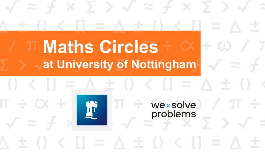 WSPcio's tweet image. Dear parents and teachers, free Maths Circles are coming to Nottingham! 

In collaboration with the @UniofNottingham Maths Department, we invite all Y7-10 pupils who enjoy mathematics to join. Sessions are weekly and free of charge.
Learn more: wesolveproblems.org.uk/maths-circles-…