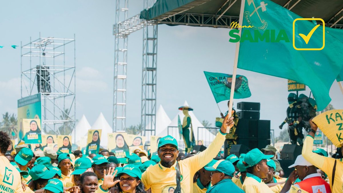 SuluhuSamia's tweet image. Ahsanteni sana Temeke na Kigamboni kwa kujitokeza kwa wingi leo tulipohitimisha kampeni zetu kwa Mkoa wa Dar es Salaam.
Kama ilivyokuwa katika wilaya zote nchini, wingi wenu unadhihirisha uwezo, ukubwa na uimara wa Chama Cha Mapinduzi (CCM) katika kazi ya kuitumikia nchi yetu.…
