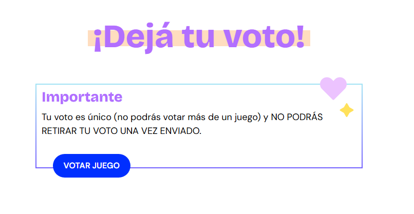 ¡El catálogo de la EVA PLAY ya está listo!

🔥 Acompañanos, votando a Zupay: Sombras de la Independencia para ganar el premio de People's Choice 👇👇

play.expoeva.com/juegos-compete…