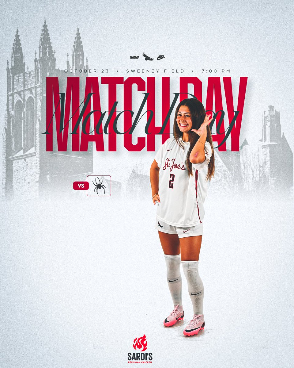 𝙁𝙞𝙡𝙡 𝙏𝙝𝙚 𝙃𝙞𝙡𝙡 ⚽️

𝙋𝙧𝙞𝙙𝙚 𝙉𝙞𝙜𝙝𝙩 🏳️‍🌈

🆚 | Richmond
📍 | Sweeney Field
⏰ | 7:00 PM
💻 | espn.com/watch/player/_…
📈 | sjuhawks.com/sidearmstats/w…
#⃣ | #THWND