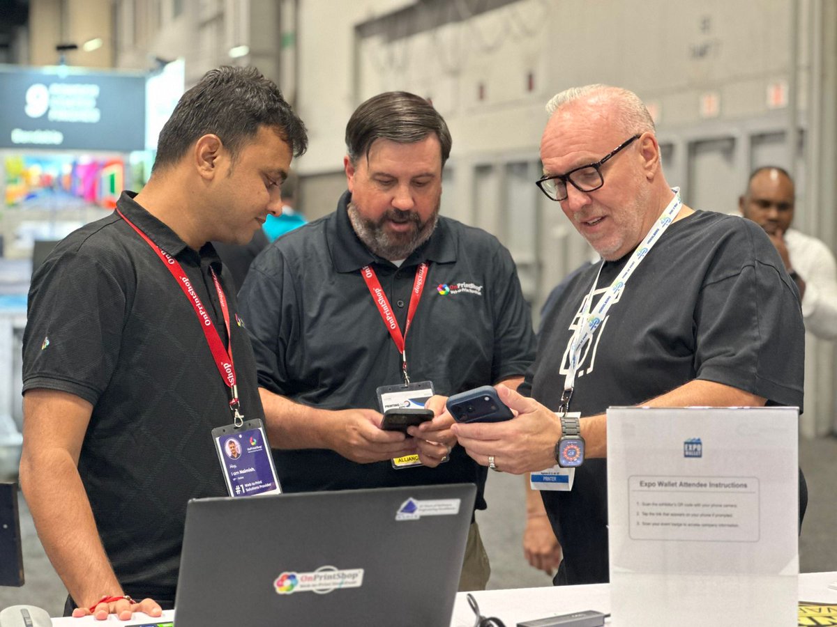 onprintshop's tweet image. Day 2 at @PRINTINGUnited is off to an exciting start!

Visitors at Booth #3400 are exploring OnPrintShop’s AI-powered Web-to-Print solutions, learning how to automate, personalize, and streamline print like never before.

#PrintingUnitedExpo #OnPrintShop #WebToPrint #AIPrinting