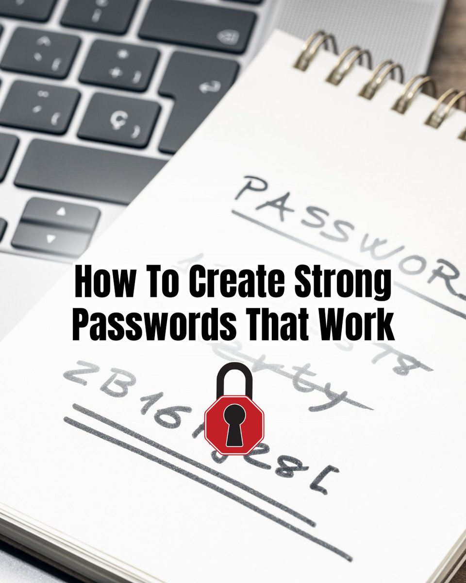 njteks's tweet image. Weak passwords = unlocked doors! 🚪 Use a mix of letters, numbers &amp;amp; symbols, avoid reuse, and consider a password manager to stay secure. 🔒 

#NJTEKS #PasswordTips #Cybersecurity #TechTips #DataProtection