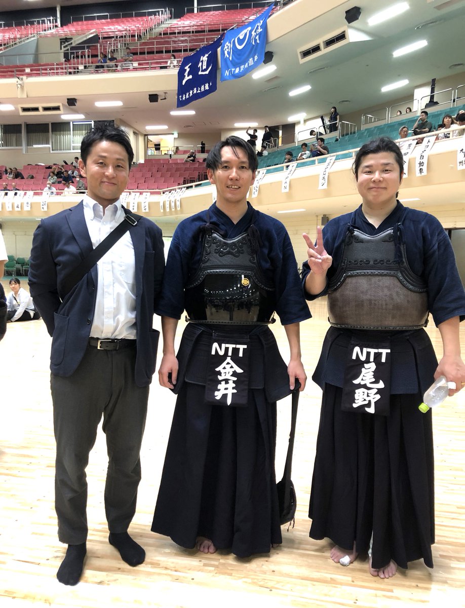 #中央大学剣道部 9月15日の全日本実業団
H23卒 若松 守（NTT／桐蔭学園）
H25卒 鈴木 賢太郎（東芝テック／高輪）
H26卒 宮田 賢吾（東芝テック／福大大濠）
H28卒 尾野 大成（NTT／東海大四）