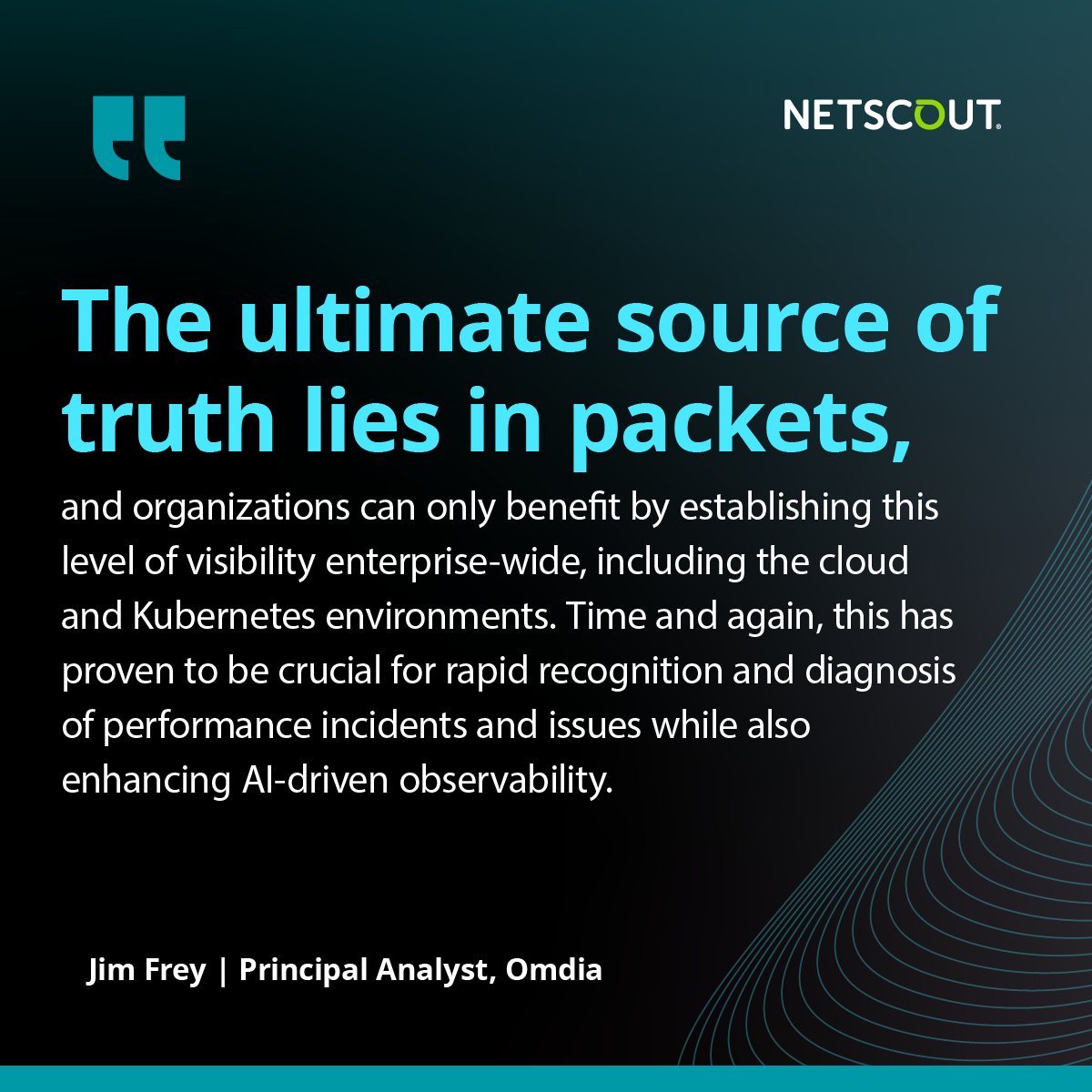 NETSCOUT's tweet image. Complex Cloud visibility shouldn’t be a guessing game.
Learn how we are enabling visibility into application-layer communications without requiring access to encryption keys.
NETSCOUT’s new KlearSight Sensor for Kubernetes is specifically designed to support dynamic and…