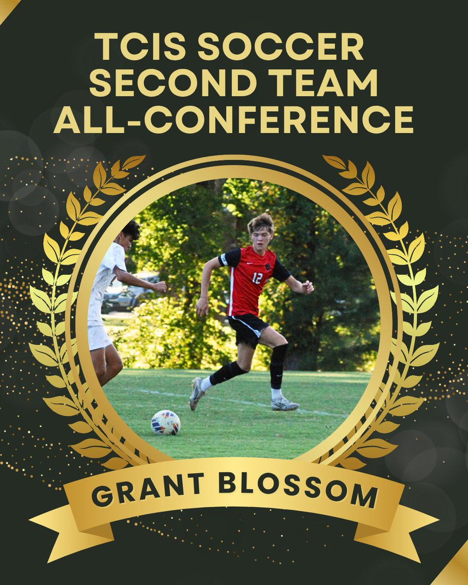 Congratulations to our Varsity Soccer Players that were named TCIS All-Conference!!
Marshall Perry, 1st Team All-Conference
Luke Stensland, 2nd Team All-Conference
Grant Blossom, 2nd Team All-Conference