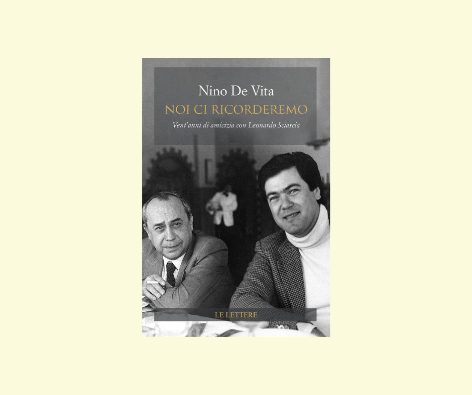 Nino De VIta dedica pagine di indimenticabile narrazione poetica a #LeonardoSciascia. 
In “Noi ci ricorderemo” (Le Lettere) ricordi, incontri, interpretazioni e suggestioni che anche i più fedeli lettori di Sciascia non avevano colto…
Scrive <a href="/lucaalerci1/">lucaalerci</a> 
lucialibri.it/2025/10/23/sci…