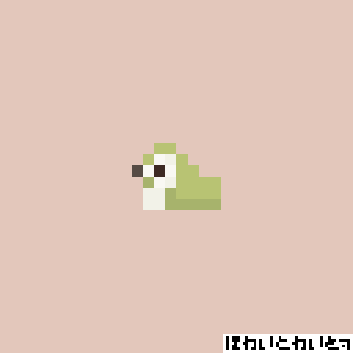 WhyToWight's tweet photo. #pixelart 
#ドット絵 
メジロ https://t.co/fHCCO0KK1E