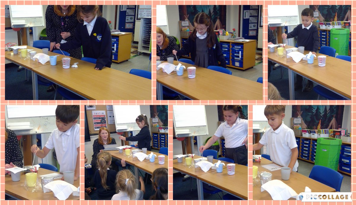 michael_primary's tweet photo. Year 2 have been testing which material is the most waterproof. We have carefully planned our investigation to make sure it is a fair test. We have made observations on how many drops of water each material can hold. @STOC_CAT #STMICSCIENCE https://t.co/PWsJyq3Q91