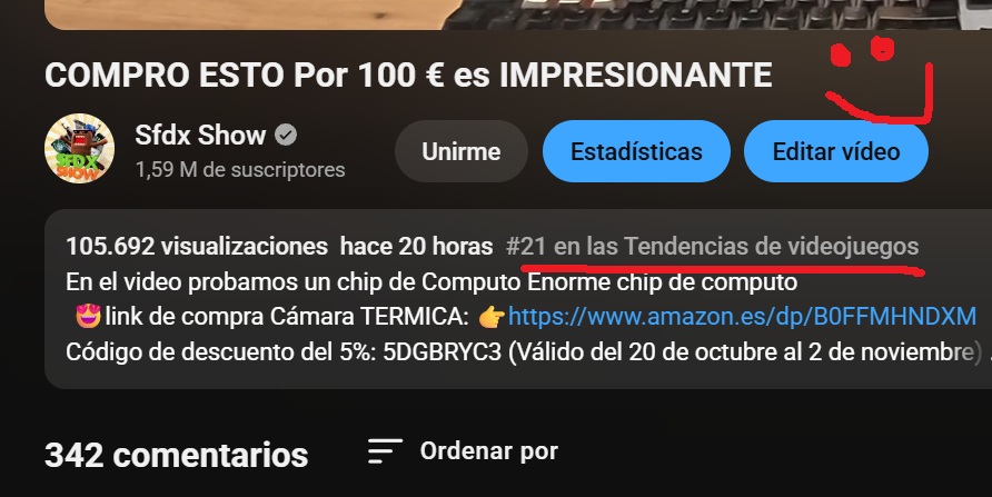 El último vídeo lo está petando 😱

De verdad, sigo sin entender cómo un canal tan de nicho puede tener tanto apoyo. 
No es un contenido para todo el mundo, y aun así la gente se vuelca.

 ¡Gracias de corazón por eso! ❤️