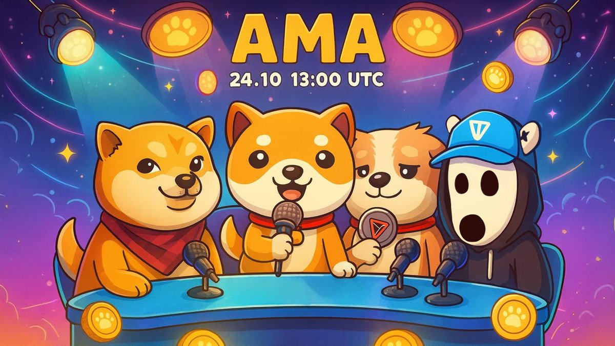 BabyDoge's tweet image. ๐ Woof! The pack is gathering for the ultimate memecoin Space!
๐
 October 24th | 13:00 UTC
Join the top dogs: 
@Neiro | @BabyDoge  | @SUNDOG_TRX  | @realDogsHouse 
What's on the menu:
๐พ Market vibes and pack updates
๐พ Marketing moves that impressed us
๐พ Alpha drops for theโฆ
