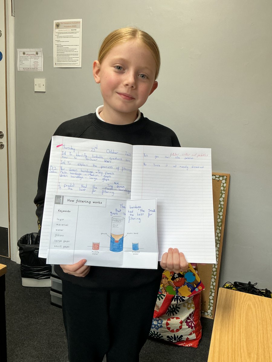 SCOS_Andrew's tweet image. Great work on filtration from this young lady #StCathsScience