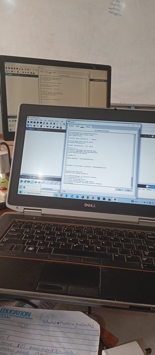 Shed_hood's tweet image. Tutoring my student with how to configure a basic switch #ciscopartnerprogram #cisco