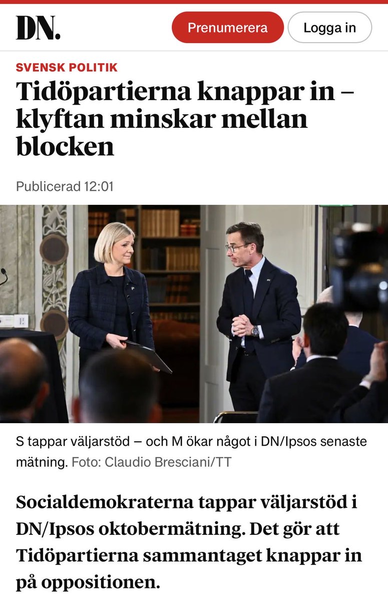 sdkarlsson's tweet image. Det ser ut att bli ännu ett jämnt val, där varje röst kan bli avgörande. Dags att sluta leden, kavla upp ärmarna och fokusera på den stora bilden.