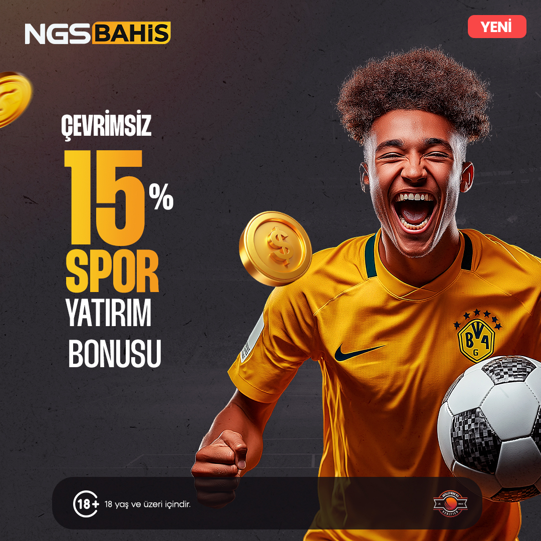 Yatırımlarının değeri var! 🌟
NGSBAHİS Giriş 👉 t2m.io/NGTW

💰 %15 Spor Yatırım bonusu ile kazancına kazanç kat!
🤩 Hemen oyna, eğlenmeye başla.

#Spor #Yatırım #KazanmayaBak
