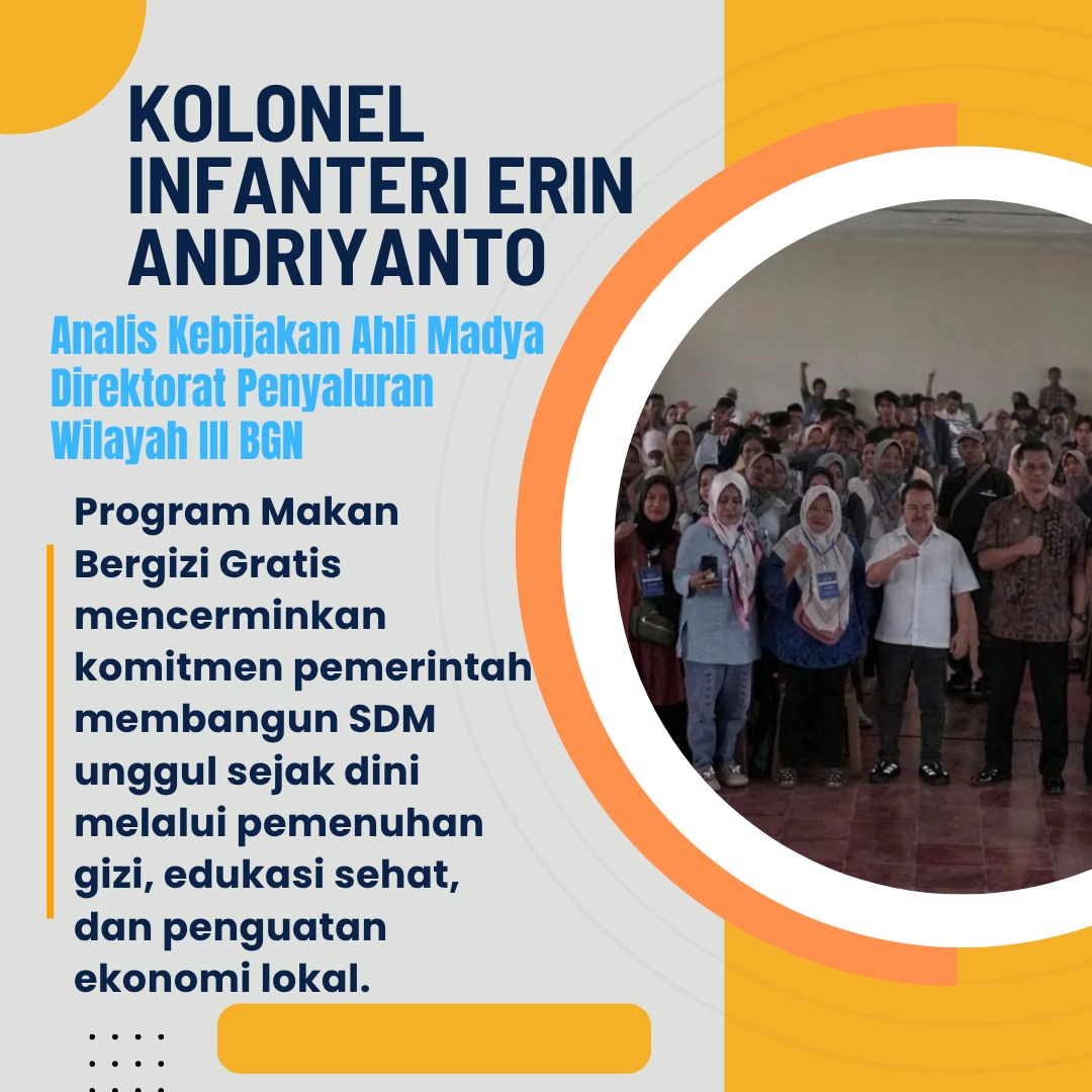 NusantaraHukum's tweet image. Program Makan Bergizi Gratis (MBG) bukan sekadar menyediakan makanan, tapi menghadirkan penguatan ekonomi dan masa depan cerah bagi generasi mendatang.

#MBG #ProgramPrioritas #ProgramPresiden #Gizi #Sehat