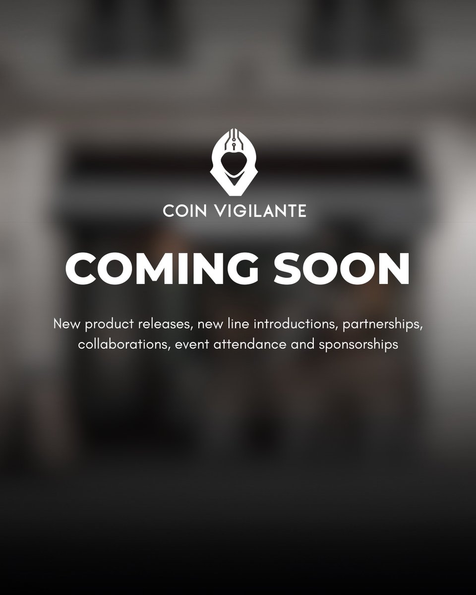 MrVigilanteBTC's tweet photo. Lots of things about to pop for Coin Vigilante! We’ve been quiet but there’s a reason for it - we’ve been working our a$$ off building the company, making partnerships, growing exposure, and expanding our Bitcoin inspired product line https://t.co/uJhbNWkhx4