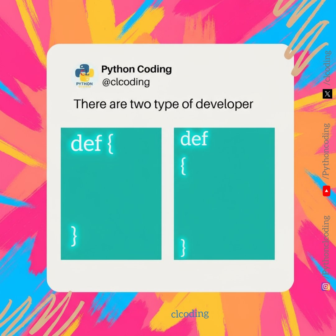 clcoding's tweet image. There are two types of developer.
.
.
.
.
.
.
pplx.ai/pythonclco60878