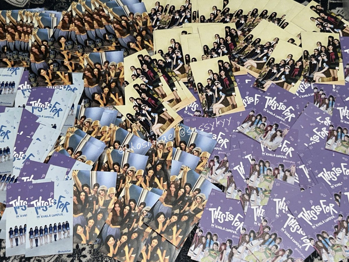 Dear Onces !! me and my sis <a href="/sassykyy/">once juliet🌸</a> will distribute these freebies for #TWICEinKL !! 🩵🤍

🏟️ National Hockey Stadium 
📆 25 Oct 2025 (Saturday)
⏰️ tba

🍭 like &amp; help rt to claim
🍭 trade on the spot

#THISISFOR #TWICEinKL #TWICE_THISISFOR_WORLD_TOUR_KL