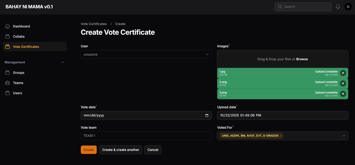 As preparation for the Round 2 of MAMA 2025 Fans' Choice Award, UNISZone is excited to announce the launch of Bahay ni MAMA v0.1 - a website where all casted votes will be compiled and verified.

The site features several useful functions, including a duplicate detector, which