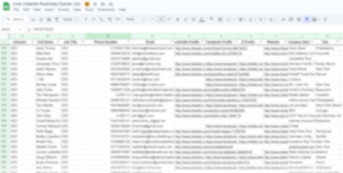 I BUILT A LIVE DATABASE OF 25,000+ SAAS FOUNDERS

It updates in real-time; company names, roles, emails, and LinkedIn profiles, all in one place.

No manual prospecting.
No messy spreadsheets.
Just accurate, up-to-date SaaS founder data ready for outreach.

Normally priced at