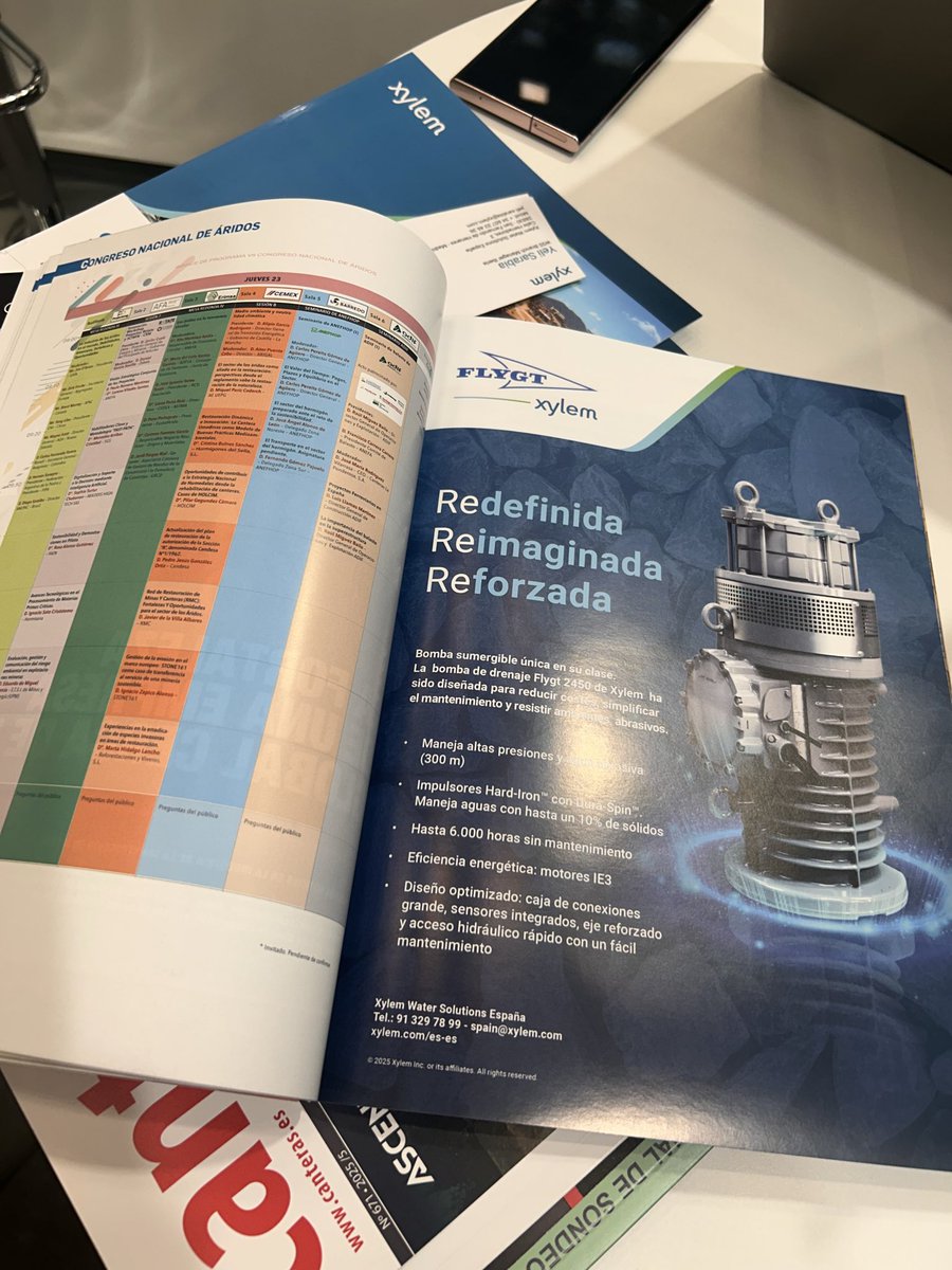 yelisarabiamora's tweet photo. @Xylemspain el equipo de Water Solutions and Service ha participado en el #ARIDOS VII Congreso Nacional en Córdoba. #dewatering #achique presentamos nuestra nueva Flygt 2450 https://t.co/WXKpy9830m