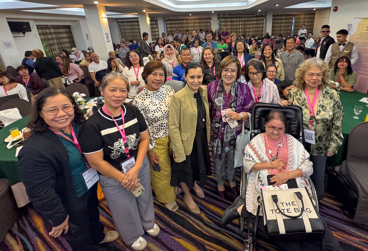 manayleila's tweet photo. Mamamayang Liberal is proud to walk the path of good governance with our allies in the disability rights movement. 💙✊

Lubos na pasasalamat po kina Mrs. Carmen Reyes-Zubiaga, President of WOWLEAP Inc. & Lead Convenor of Disability PH Summit; Ate Cora Clarin, Chairperson of the CBM Advisory Board; ComSec Maria Asuncion “Chona” Capulong Del-Valle of the House Special Committee on Persons with Disabilities; Ms. Karla Henson, Executive Director of Life Haven Center for Independent Living, at sa lahat ng nakasama natin sa makahulugang pagtitipon na ito para palakasin ang ating laban para sa karapatan at kapakanan ng mga persons with disabilities (PWDs). 

Kapag napag-uusapan ang espasyo para sa mga PWDs, ang unang naiisip natin ay ramps, sign language interpreters, accessible restrooms, or focal persons in offices. And yes, those are necessary. Pero ang tunay na inklusyon ay hindi nagsisimula sa imprastraktura. Nagsisimula po ito sa pakikinig, sa pagbibigay ng espasyo para sa kanilang boses, sa pagtiyak na napakikinggan sila, at nararamdaman at napapakinabangan nila ang mga programa ng ating gobyerno.

As a mother and grandmother to a son and grandson on the autism spectrum, I know what it means to face a system that does not listen. A system that dismisses even the experts, the lived experiences of parents, teachers, caregivers, and most importantly, persons with disabilities themselves. That is why this fight is deeply personal to me.

Ours in the ML Partylist is a conviction that our disability agenda must be personal, consultative, and unrelenting. We pledge to champion the mandatory participation of PWDs across all levels of government, to mainstream disability inclusion in crises management, disaster preparedness and development planning, to push for inclusive budgeting where accessibility is a baseline standard, and to support candidates with disabilities as leaders in their own right.

This is what social justice is. Ito po ang tunay na hustisyang panlipunan—kung saan ang bawat mamamayan ay namumuhay sa isang lipunang patas, malaya, at may dignidad.
