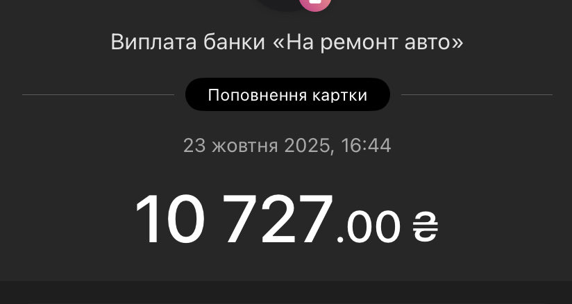 Друзі 
На банці ми зібрали 10727грн
Я вирішив ремонт оплачувати власними силами, а кошти з банки використати на зимову резину 
Ціна одного колеса 2600грн
4 колеса = 10400грн
Всім дуже вдячний за допомогу 🫂