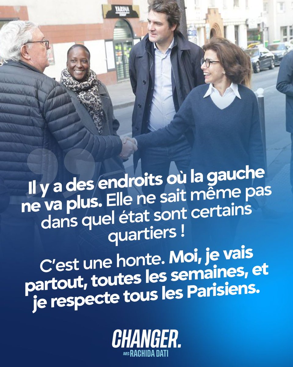 Parquer des personnes dans du logement social dégradé juste pour faire du chiffre, ghettoïser des populations, ce n’est pas une politique de mixité sociale ni d’ascension sociale.
➡️Tous les Parisiens ont droit au respect, à la sécurité, à la qualité de vie! #Dati2026